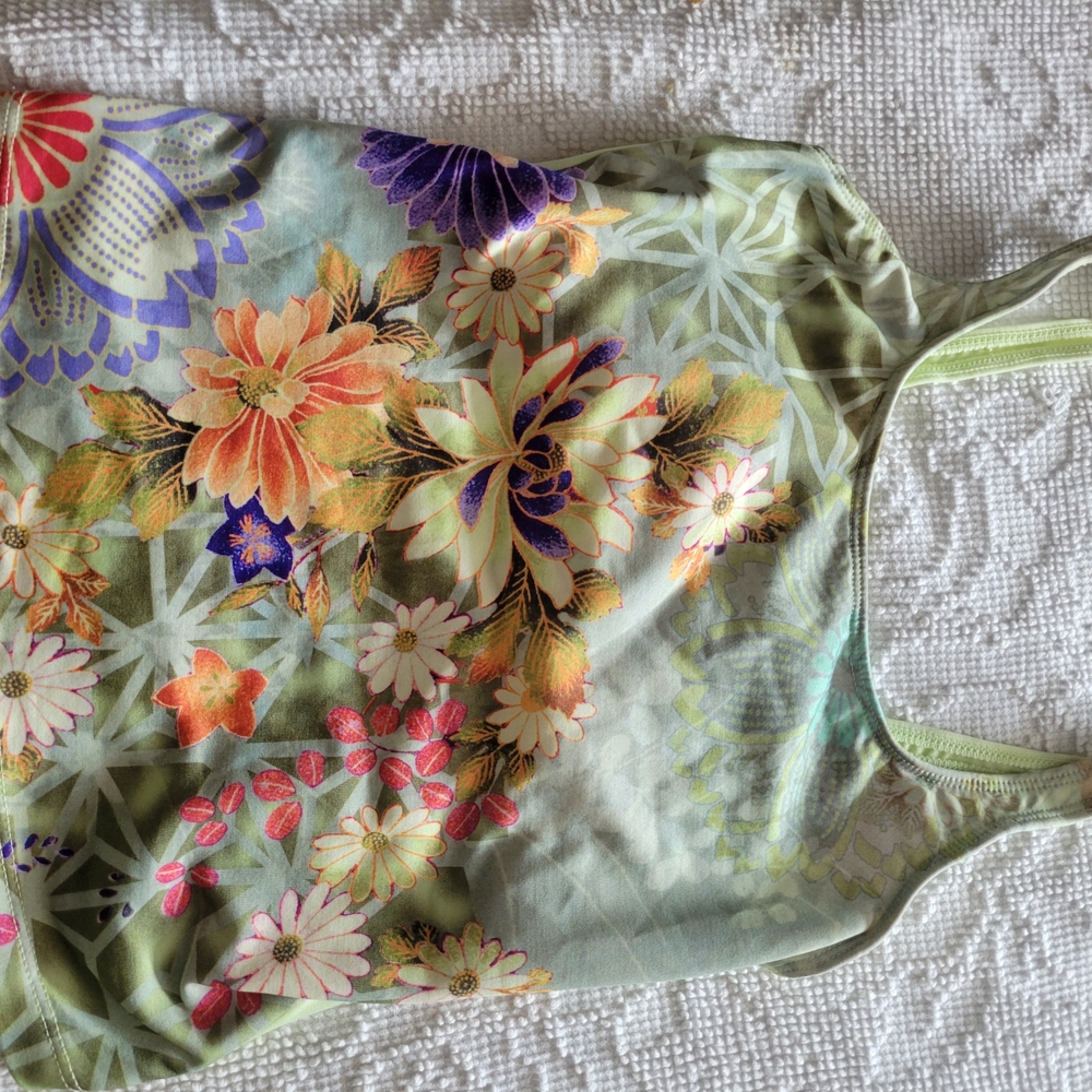Marika Floral Tank Top - Multicolor